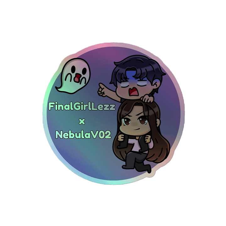 FinalGirlLezz x NebulaV02 Collab Holographic Sticker product image (2)