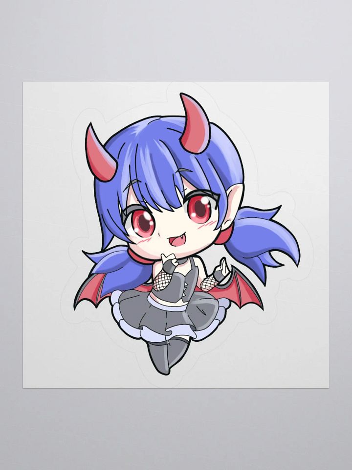 Chibi Demon Kiss Cut Stickers product image (1)