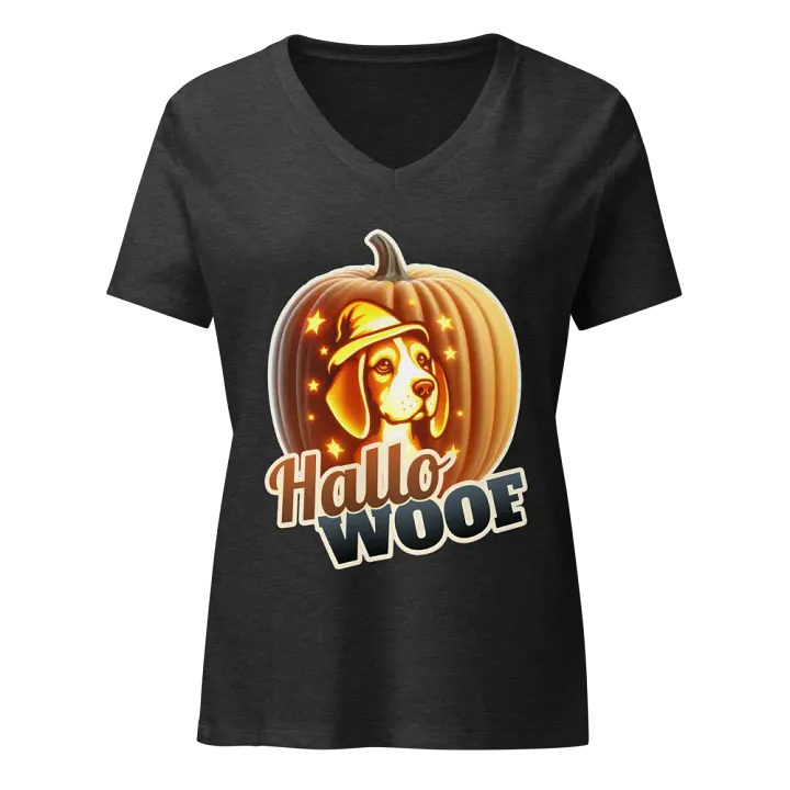 Hallowoof Beagle -V-neck product image (1)
