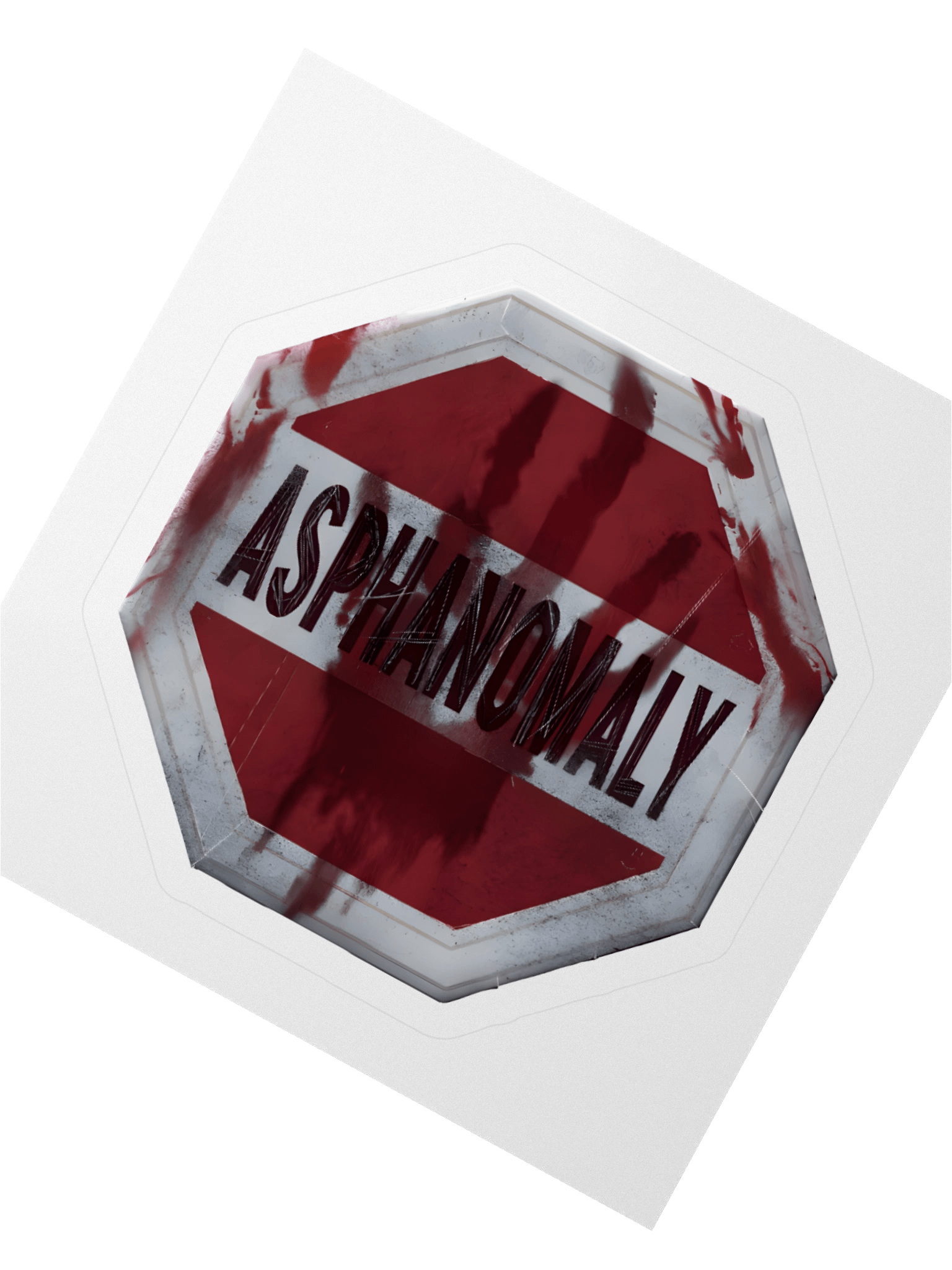 Asphanomaly Stop Sign Sticker product image (6)