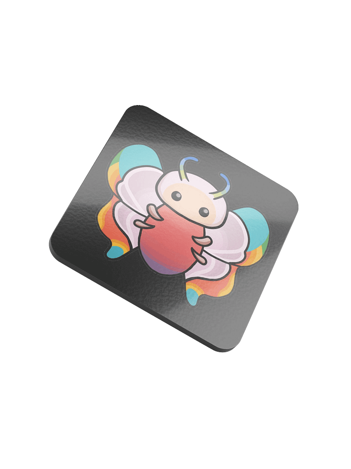 Palia Rainbow Butterfly - Glossed Cork Coaster product image (2)
