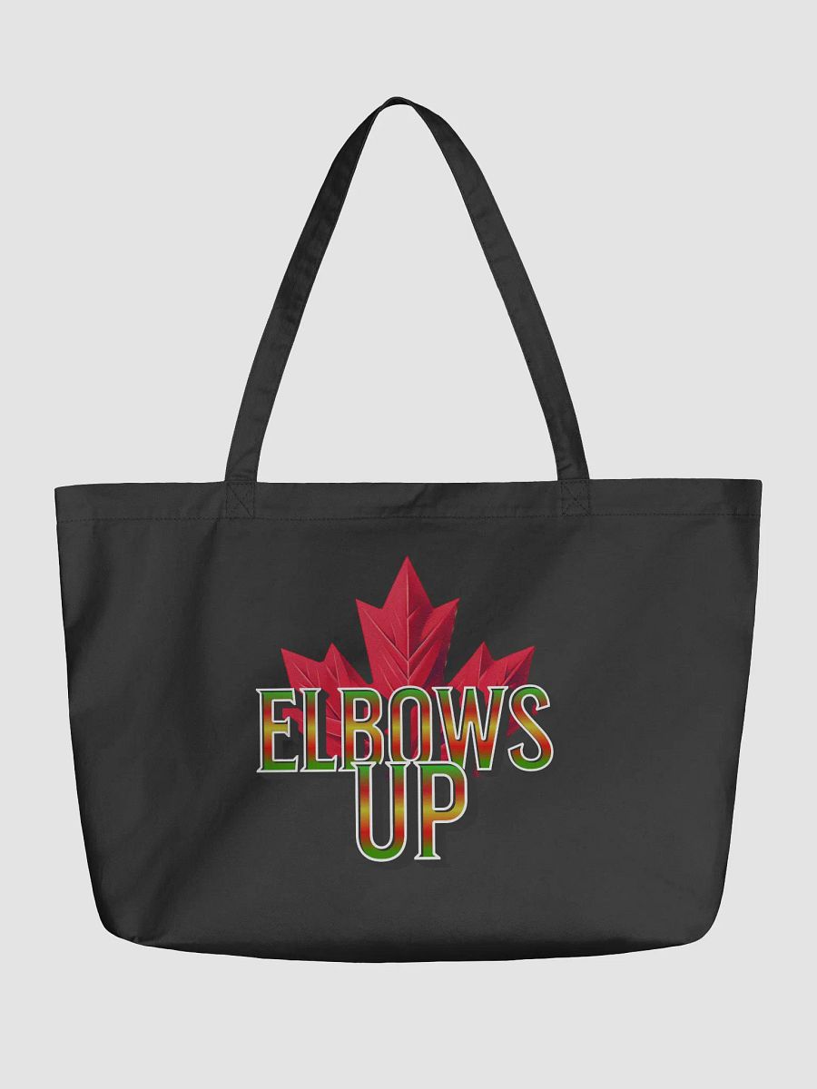 Elbows Up Maple Leaf Gradient Vibrant Tote Bag product image (2)