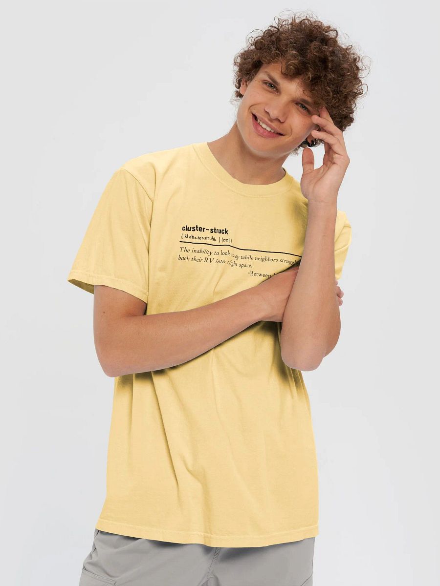 Cluster-Struck T-Shirt With Black Lettering product image (54)