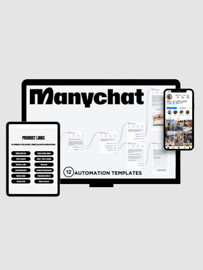 DFY MANYCHAT AUTOMATION TEMPLATES product image (1)
