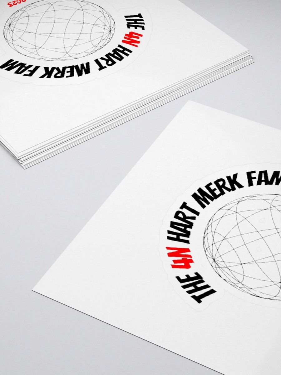 THE OFFICIAL 4N HART MERK FAMILY STICKER product image (4)