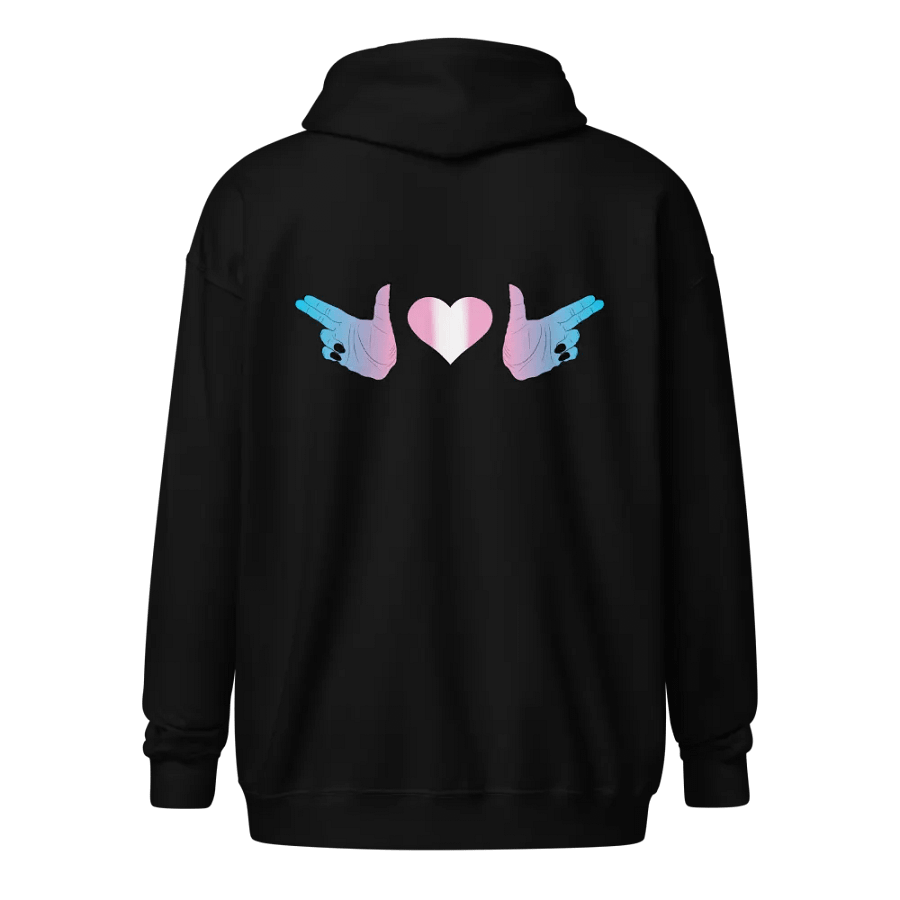 Finger Guns (trans flag) Hoodie product image (1)