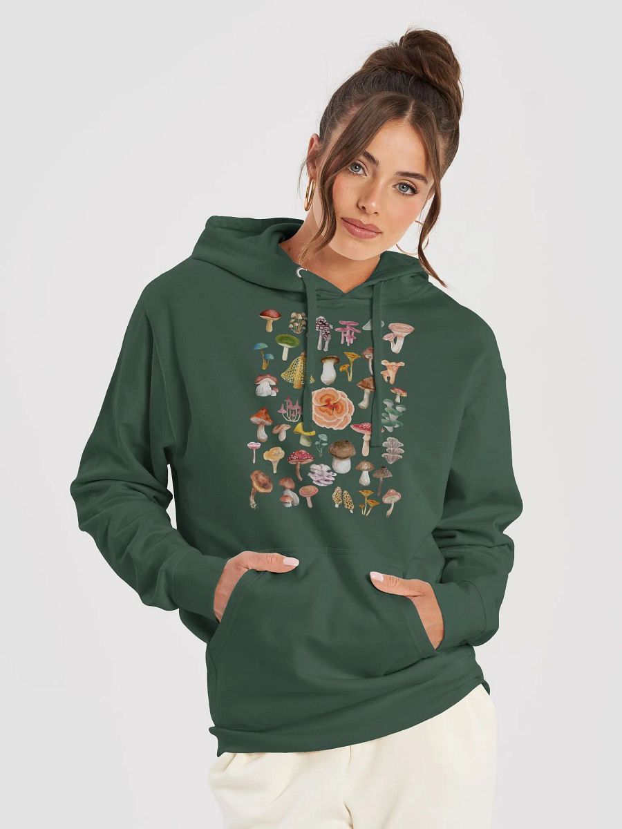 Woodland Mushrooms Adult Hoodie product image (20)