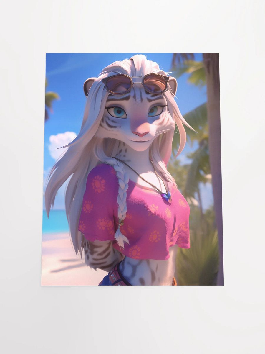 Tiger Tropic Vacation Poster product image (7)