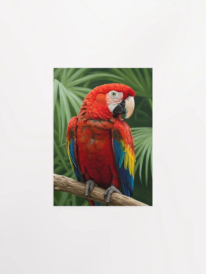 Scarlet Macaw: The Regal Sentinel Poster product image (3)