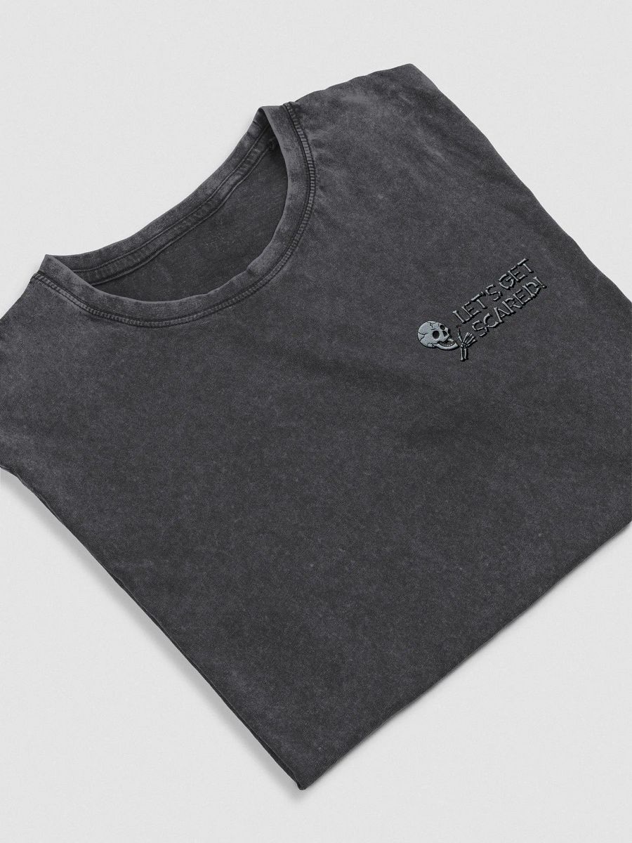 Let's Get Scared Denim Tee (Embroidered) product image (12)