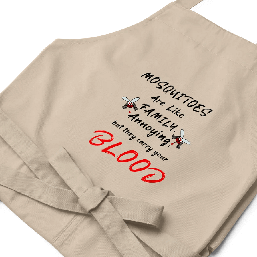 BLOOD Mosquitoes Organic Cotton Apron product image (5)