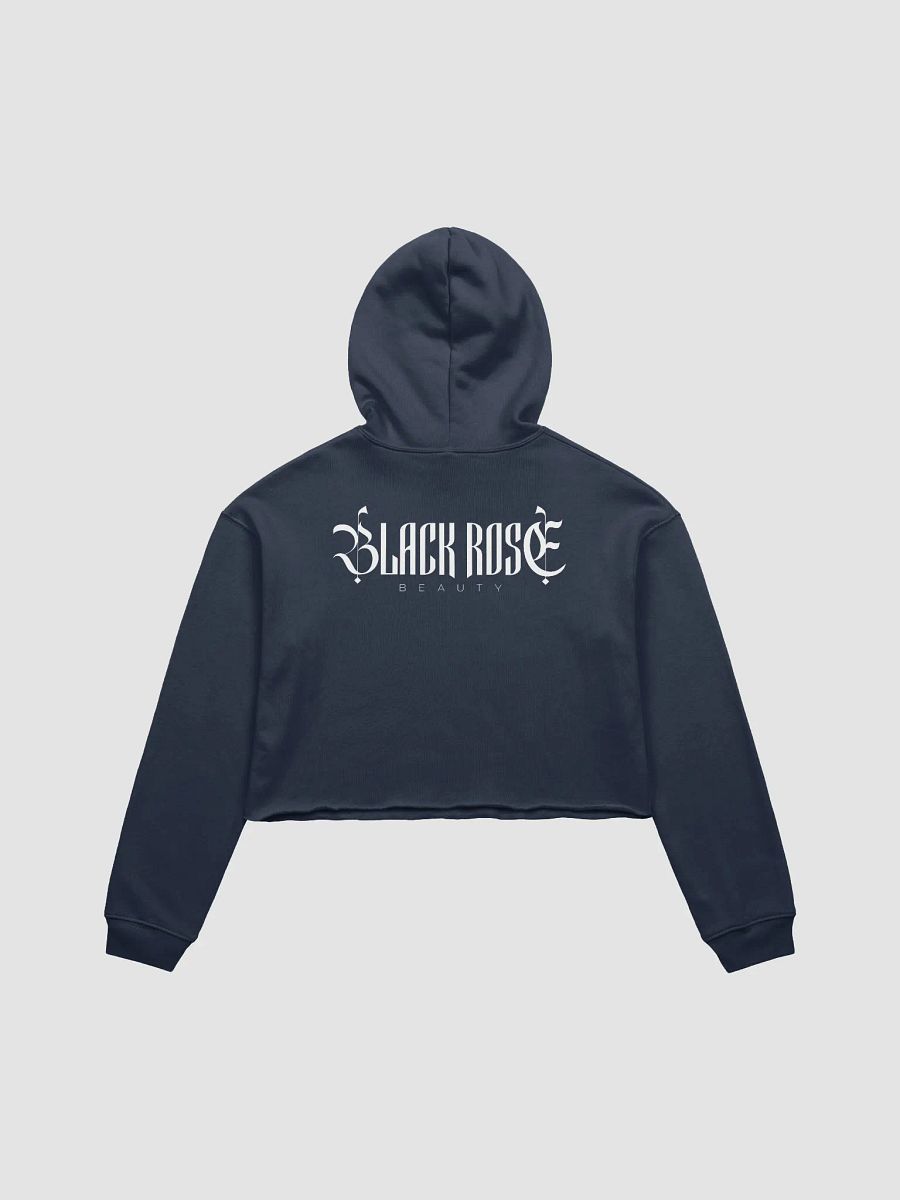 "Black Rose Beauty" Cropped Hoodie product image (2)