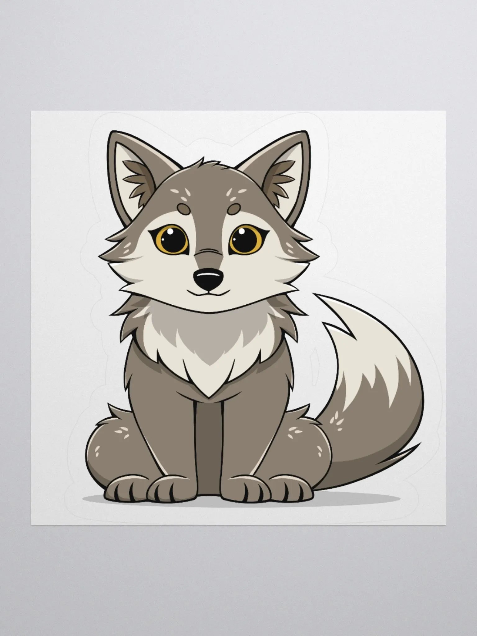 Cute Fuzzy Wolf product image (3)