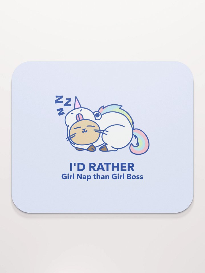 Dreamy Naptime Unicorn-Cat Mouse Pad product image (2)