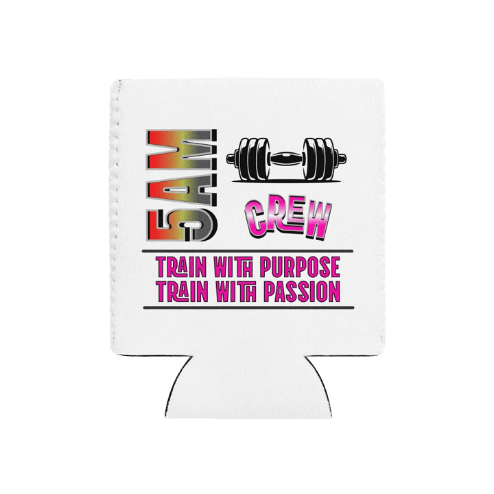 5AM Crew Weightlifting Can Cooler - Train with Purpose, Train with Passion product image (1)