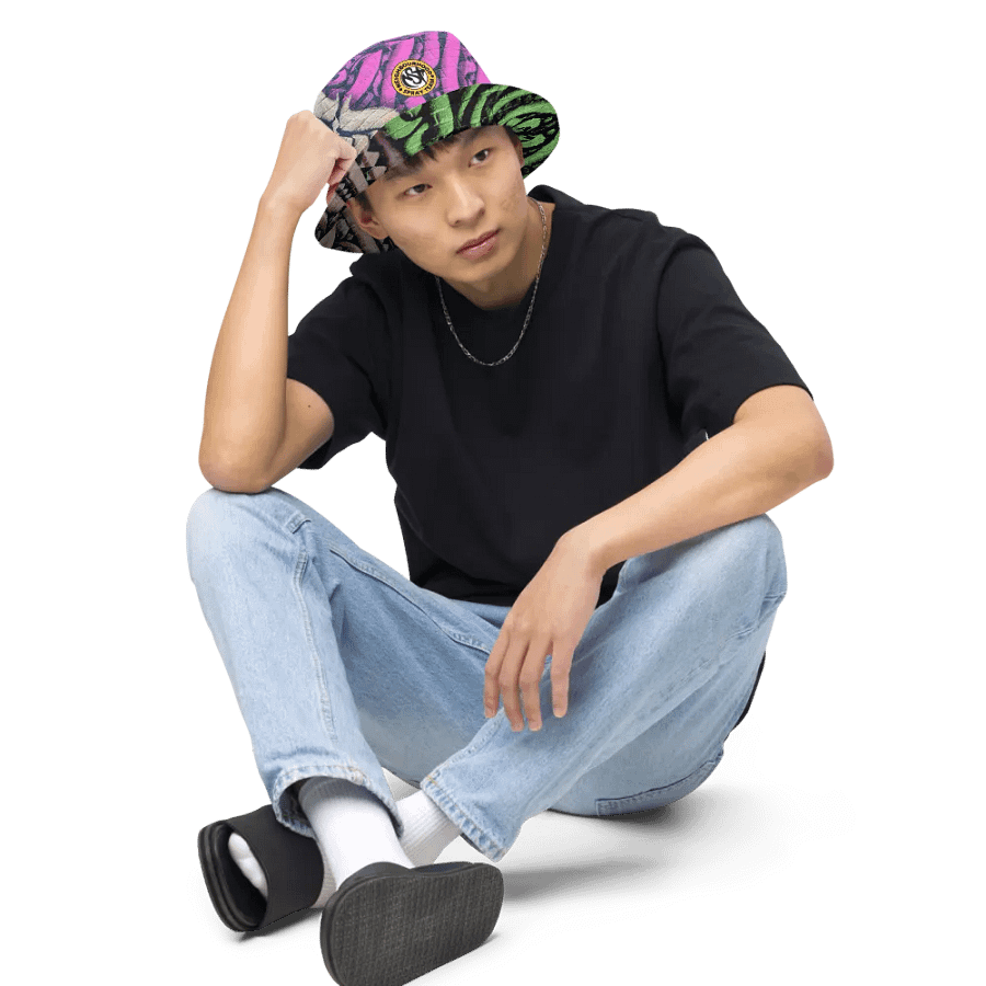 Reversable Calligraphy Bucket hat product image (5)