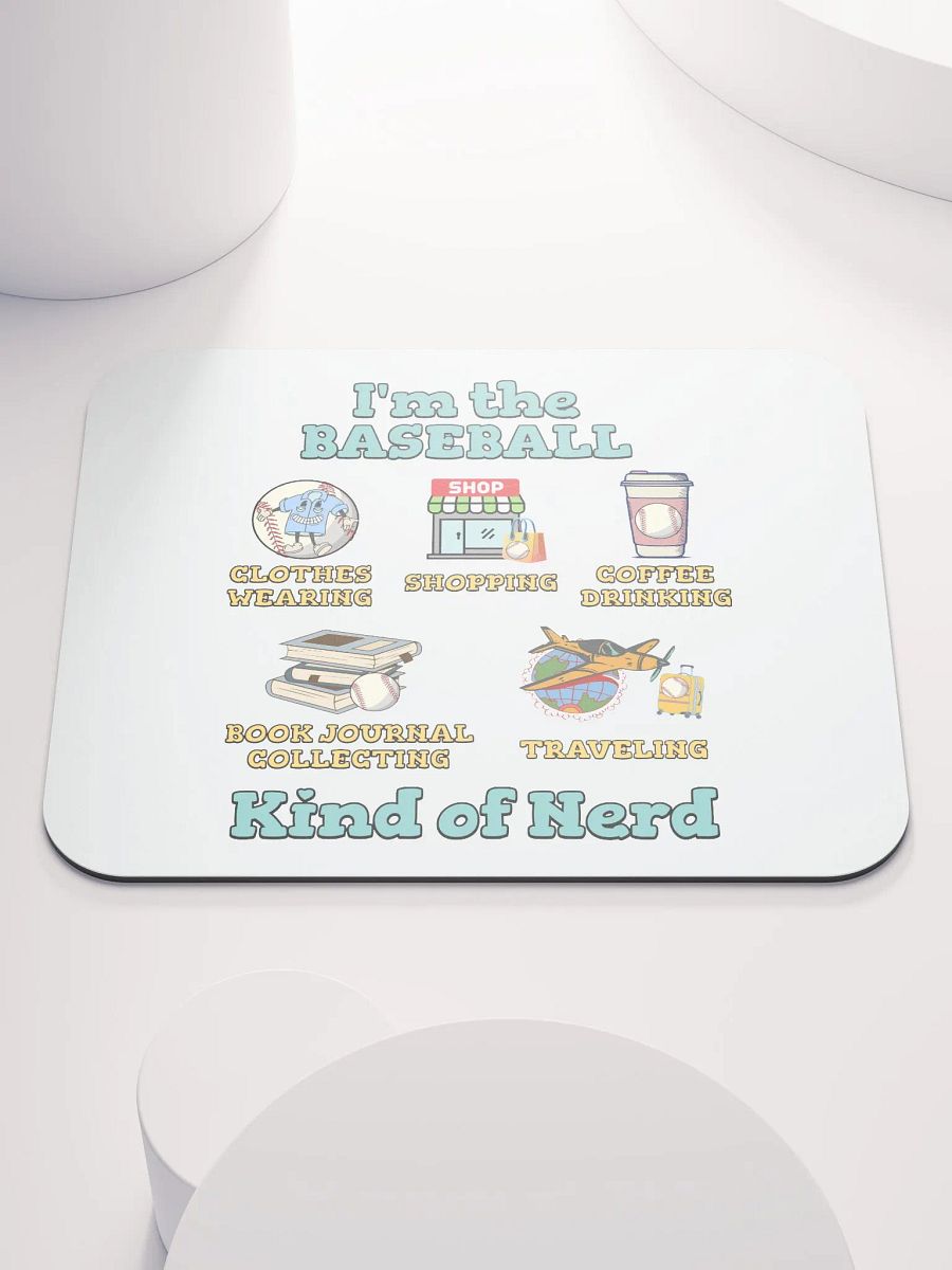 Im The Baseball Kind Of Nerd Classic Mouse Pad product image (3)