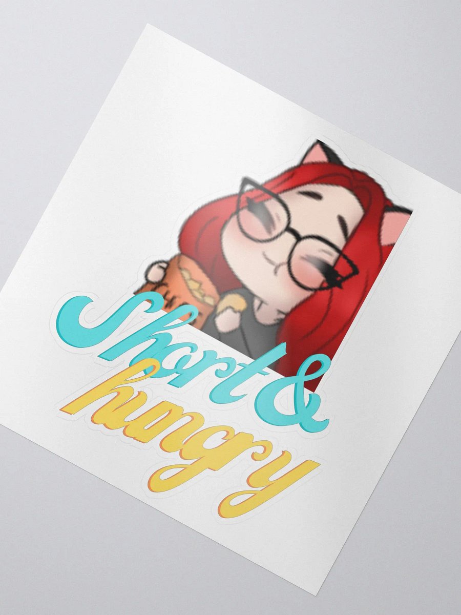 Short and Hungry Sticker product image (2)