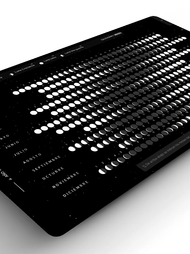 Colección de 10 Imprimibles de Calendario Lunar Premium (2026-2036) 10 años lunares product image (3)