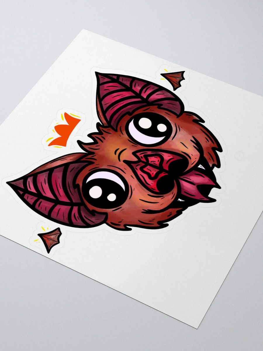 Tobias the bat full color sticker product image (3)