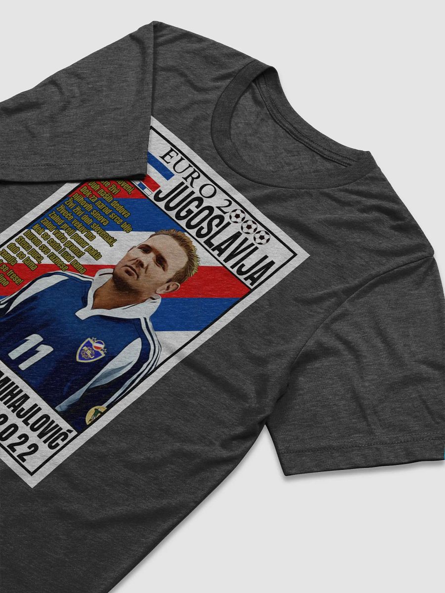 Siniša Mihajlović (SR Jugoslavija) EURO 2000 Bella+Canvas Triblend Short Sleeve T-Shirt product image (3)