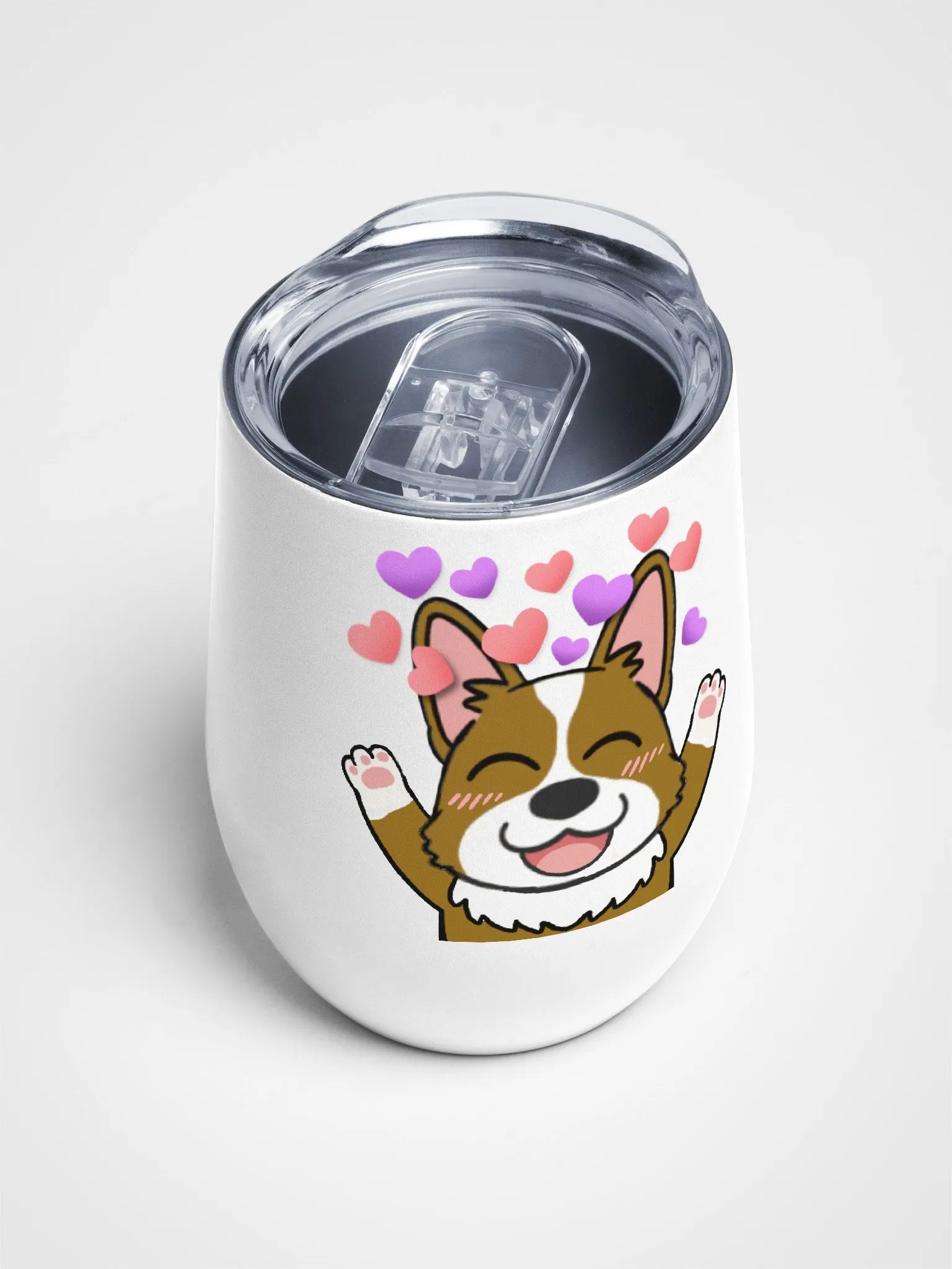 Corgi Cheer Wine Tumbler product image (4)