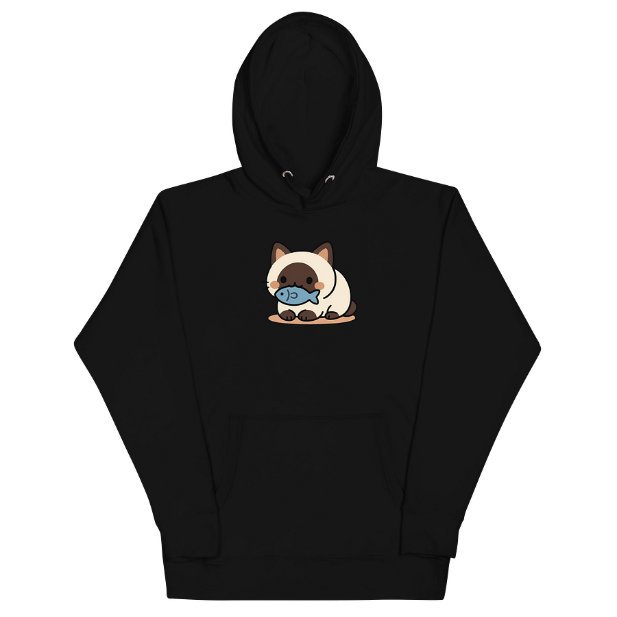 Kawaii Sneaky Cat – Cute Kitty Stealing a Fish in Chibi Style product image (3)