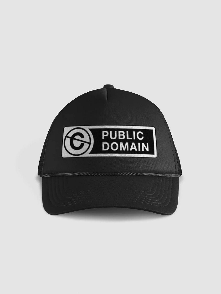 "Public Domain" Foam Trucker Hat product image (4)