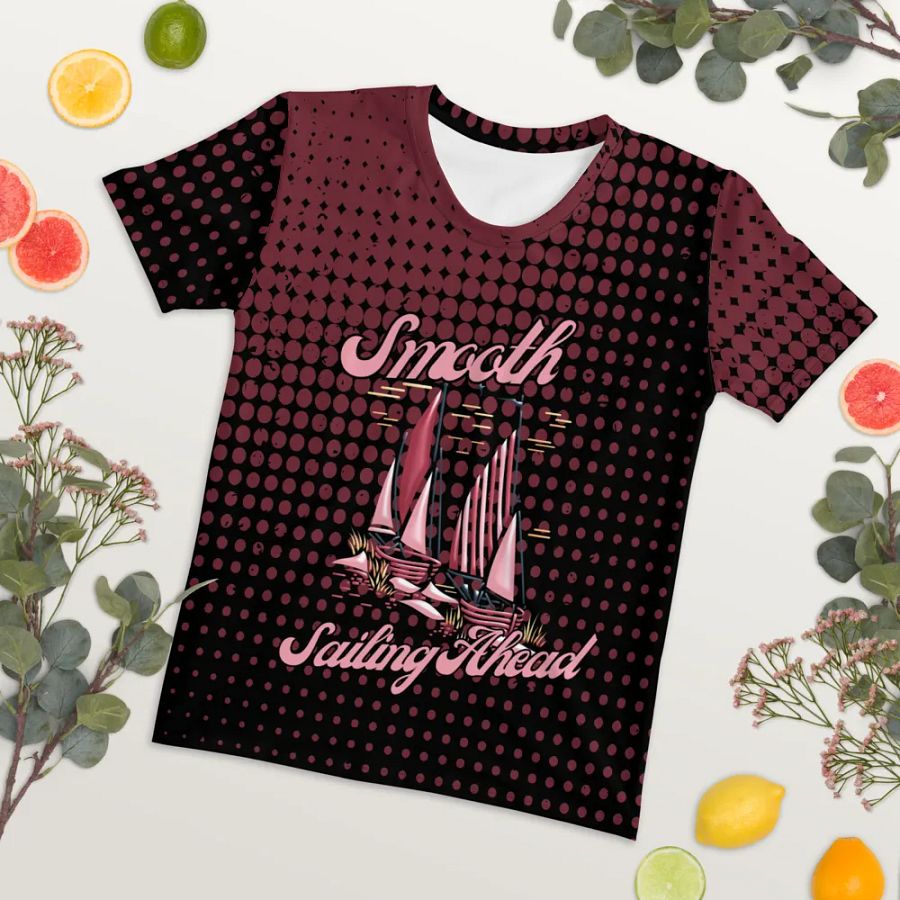 Smooth Sailing Ahead All Over Print T-shirt product image (7)