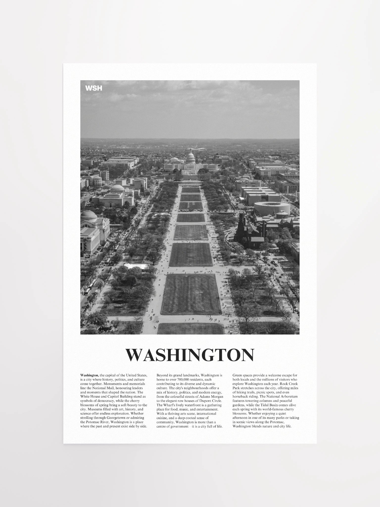Washington 03 Newspaper Poster product image (5)