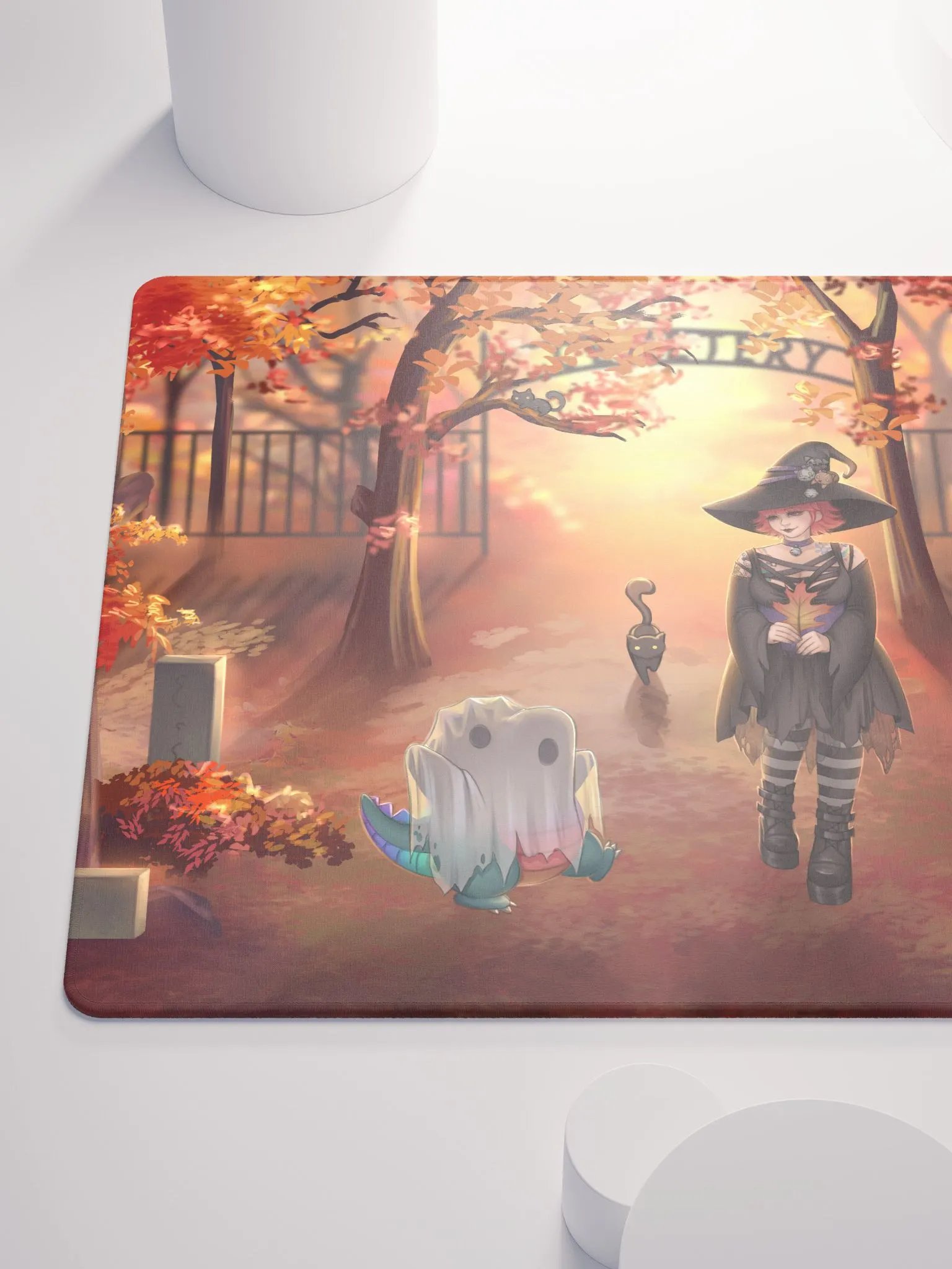 Autumn Stroll Gaming Mouse Pad product image (6)