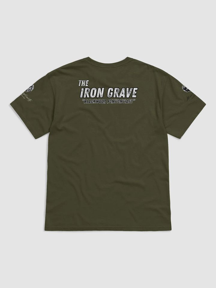 The Iron Grave - Blackwood Penitentiary - The Juggernaut - White Logo T-Shirt product image (23)