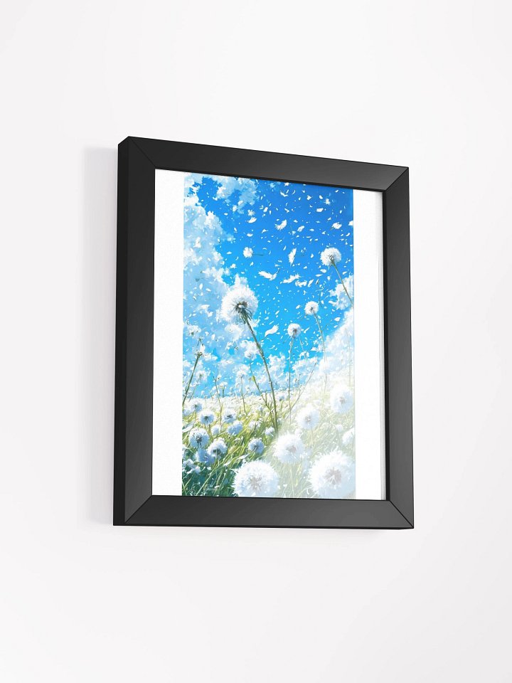 Field of Dreams: Azure & White Dandelion Art product image (2)