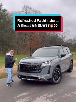 The Nissan Pathfinder has been refreshed for 2026… but do these updates position this model as a new class leader?? First off, the V6 stays, which means this Pathfinder is already more refined than many I-4 competitors, and its materials inside are also better than average. And, while it hasn’t grown in space, its tech is now on par with others in the segment as well. So, with pricing expected to be less than $55,000 fully loaded, is this Pathfinder a great choice to buy now?? #nissan #nissanpathfinder #carreview #carsofinstagram #cars  