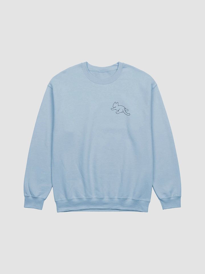 Lazy 'Black' Cat Crewneck product image (2)