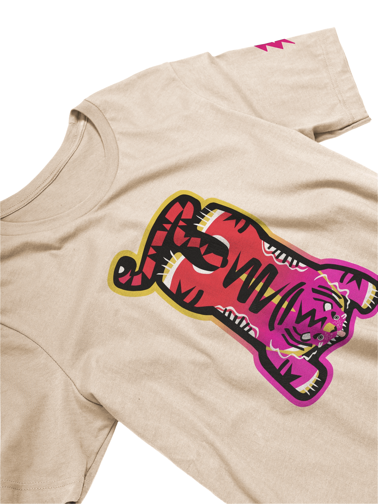 Orange and Pink Tiger - T-Shirt product image (3)