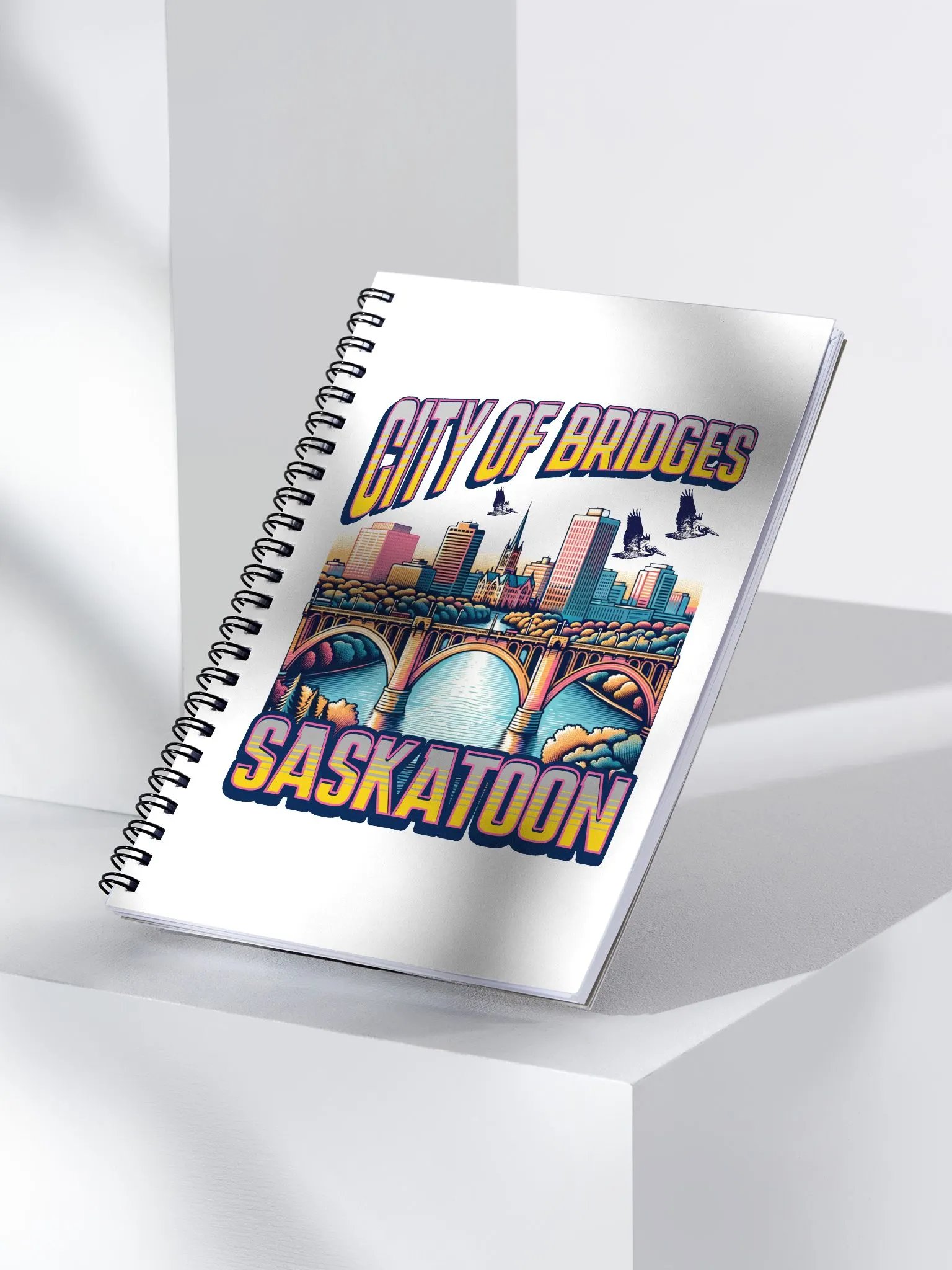 City of Bridges Saskatoon Vibrant Notebook product image (2)