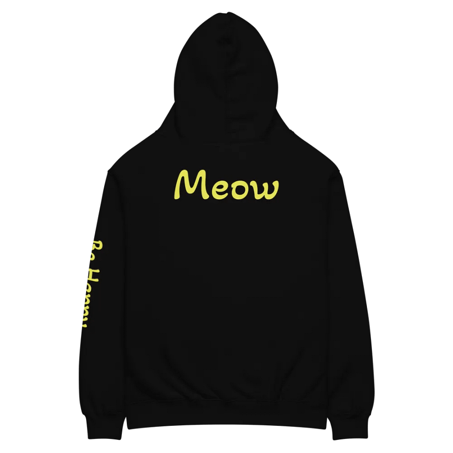 Feline Fusion Yellow Oversized Hoodie product image (5)