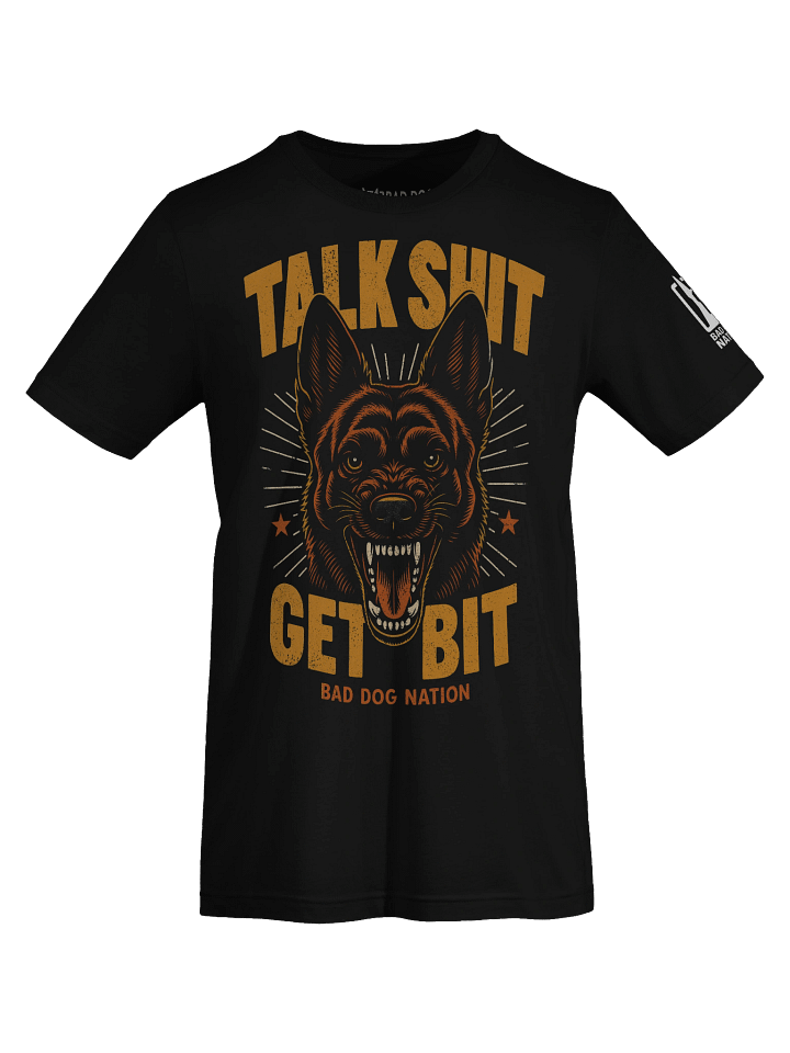 Dutch Shepherd - Talk Sh#t Get Bit - PREMIUM ADULT UNISEX T-SHIRT product image (1)