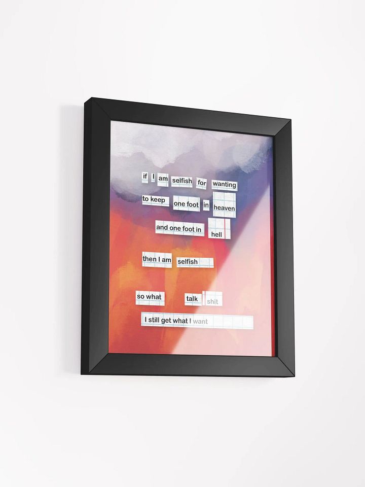 Heaven & Hell Framed Art Print product image (2)