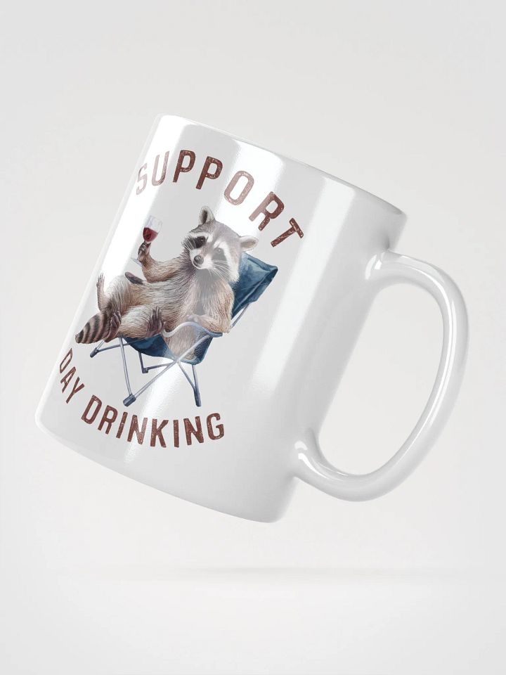 Laid-Back Raccoon Day Drinking Mug product image (6)