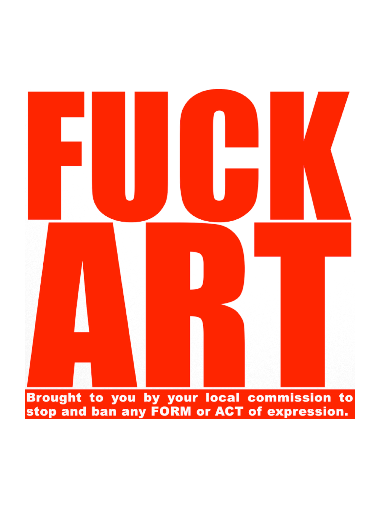 fck art sticker product image (1)