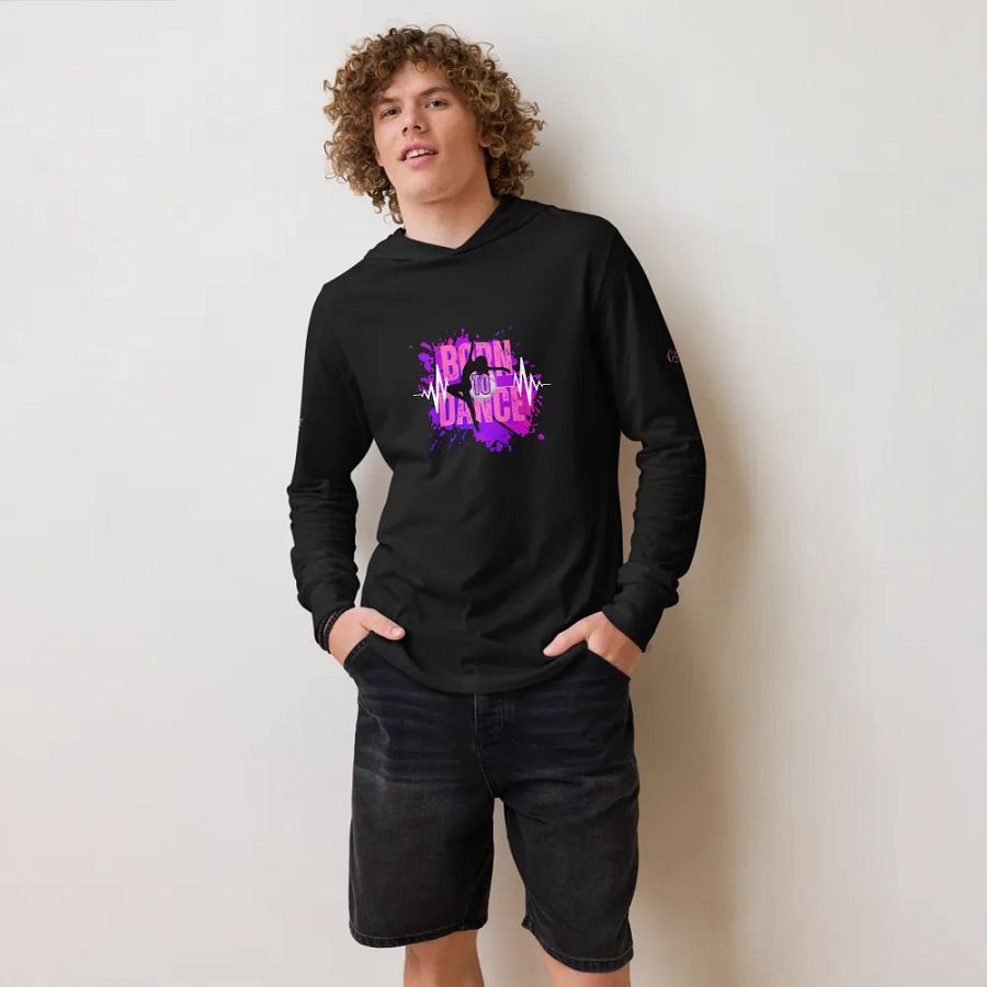 Energetic Born to Dance Her Silhouette Hoodie product image (9)