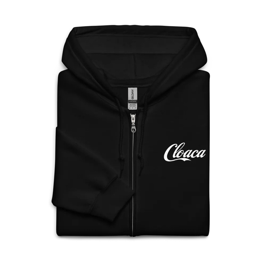 Cloaca Cola zip hoodie product image (4)