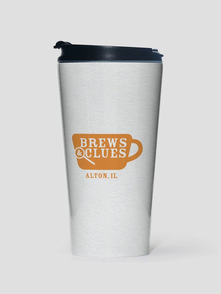 Brews & Clues Stainless Steel Mug product image (1)