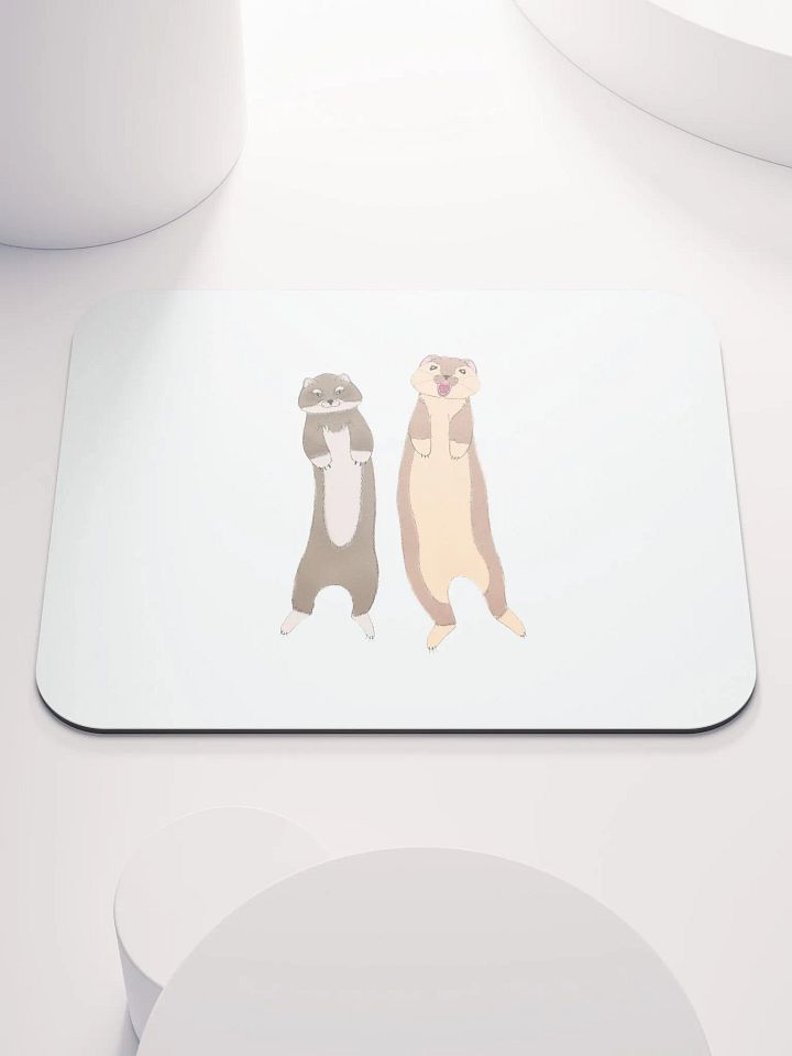 Cute Stoats Mouse Pad product image (1)