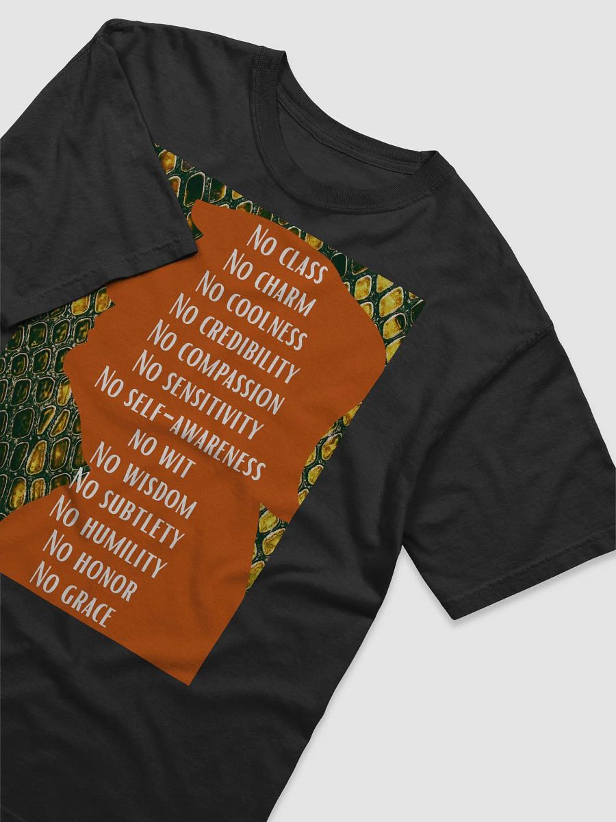 No Class, No Charm, No Wisdom Donald Trump Silouhette T-Shirt product image (3)