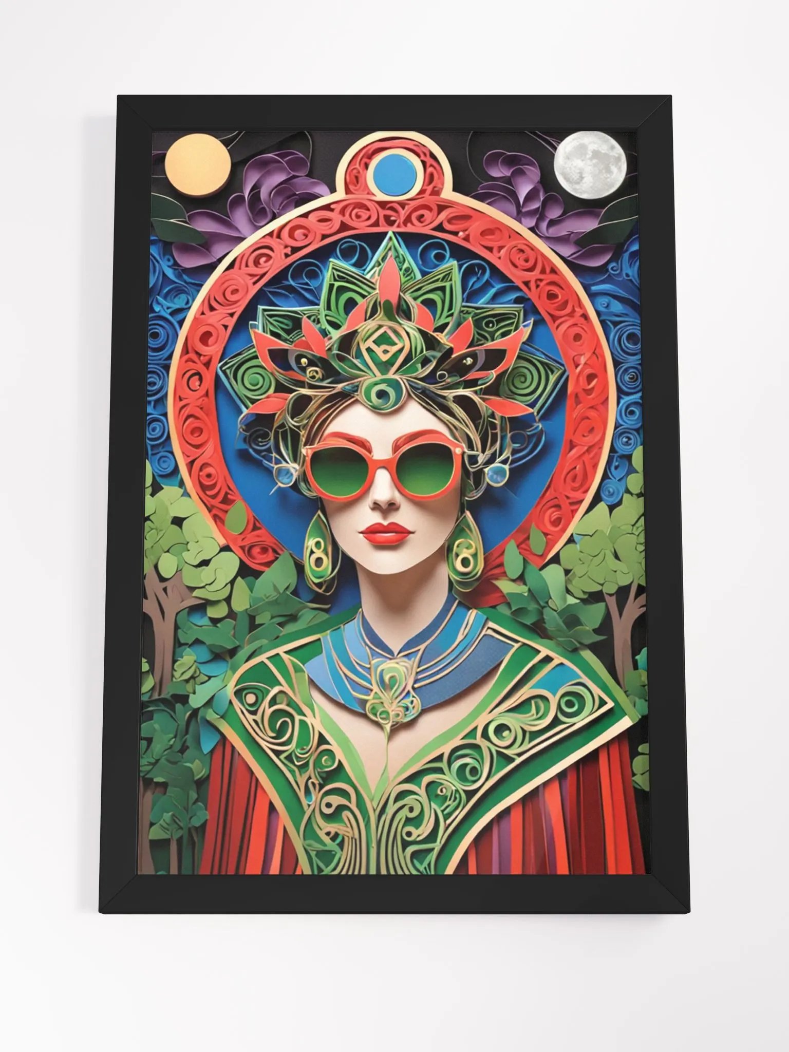 Winter Wiccan 16 - Framed Matte Poster product image (4)