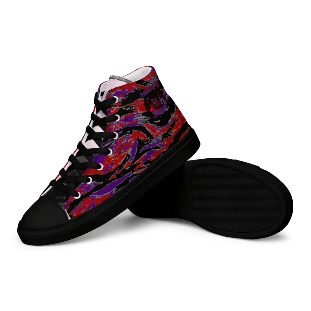 Women's Tiger Stripe Insomnia Squad Canvas Hi-Tops product image (12)