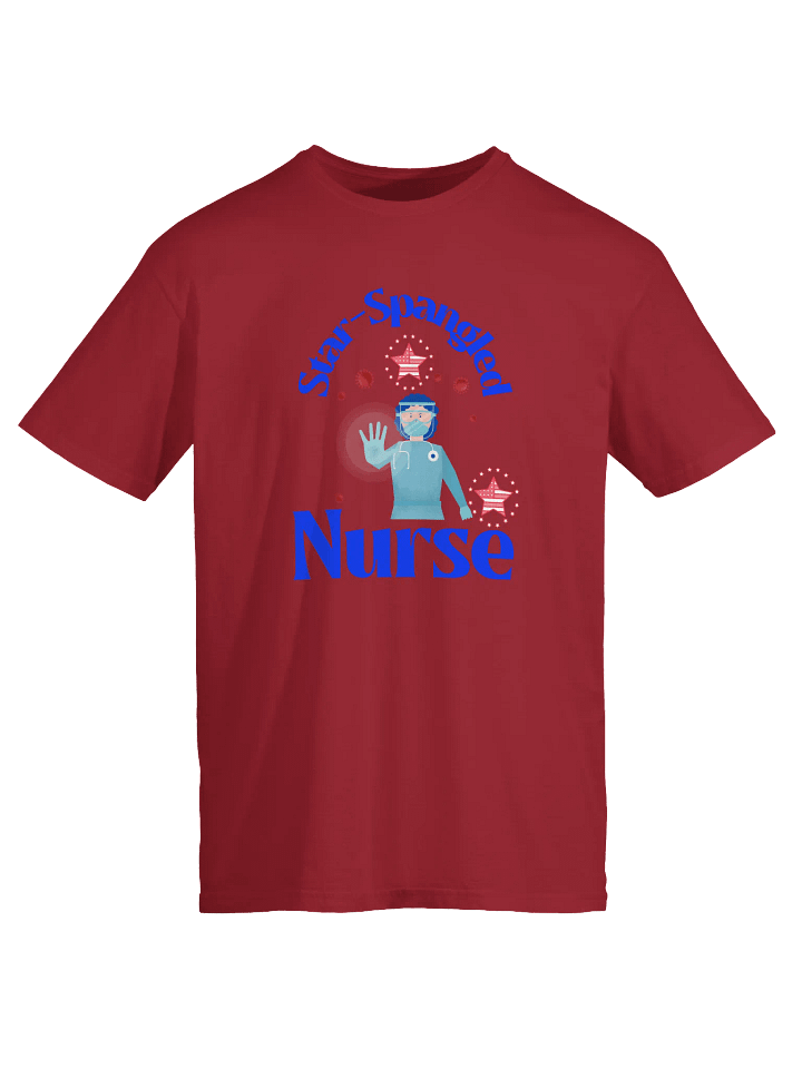 Star-Spangled Nurse Unisex Tee product image (3)